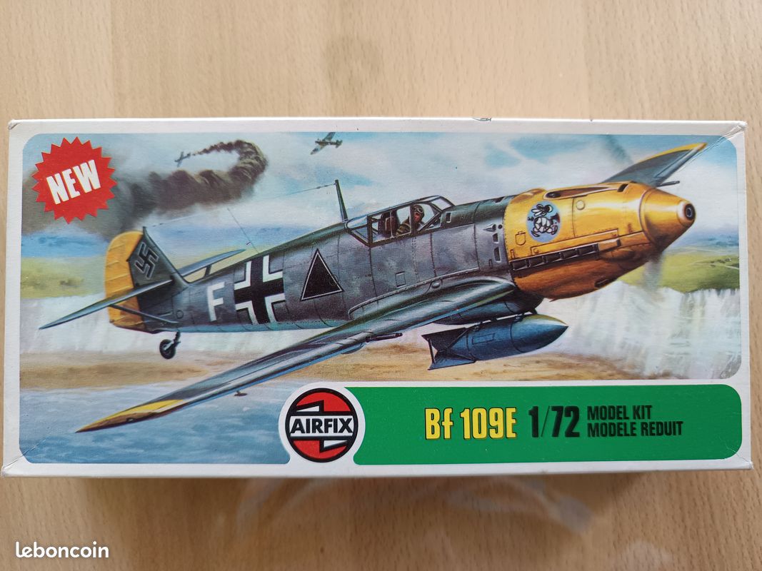 Maquette boitage vide Airfix Messerschmitt Bf 109 E 1/72° - Modélisme