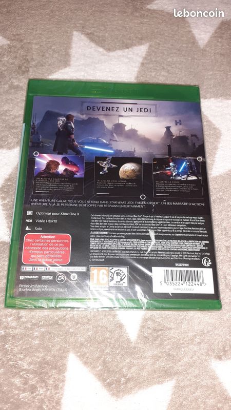 Jeu Xbox One Star Wars Jedi Fallen Order - Neuf Sous Blister Scellé