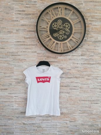 Tee shirt levi's fille bleu Marine 4E4234-C6Y Bleu - Prêt-à