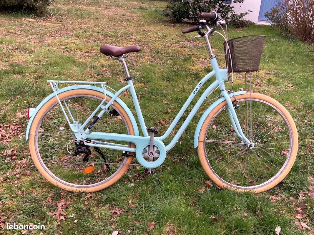 Electric Bike Velo Btwin Elops 320 Prix Mint Green Btwin Elops 320