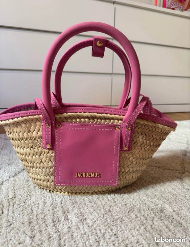 Panier Soleil Jacquemus Rose Sac Jacquemus Le Panier Soli Rose