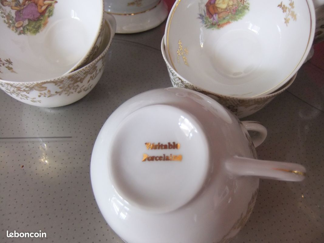 Service à café porcelaine complet (image 3)