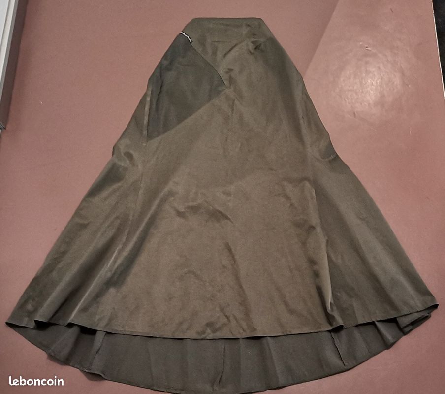 Jupe femme longue kaki Les Filles à la Vanille taille 38 (image 3)