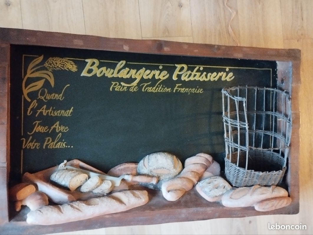 Cadre Boulanger en bois country corner TBE (image 1)