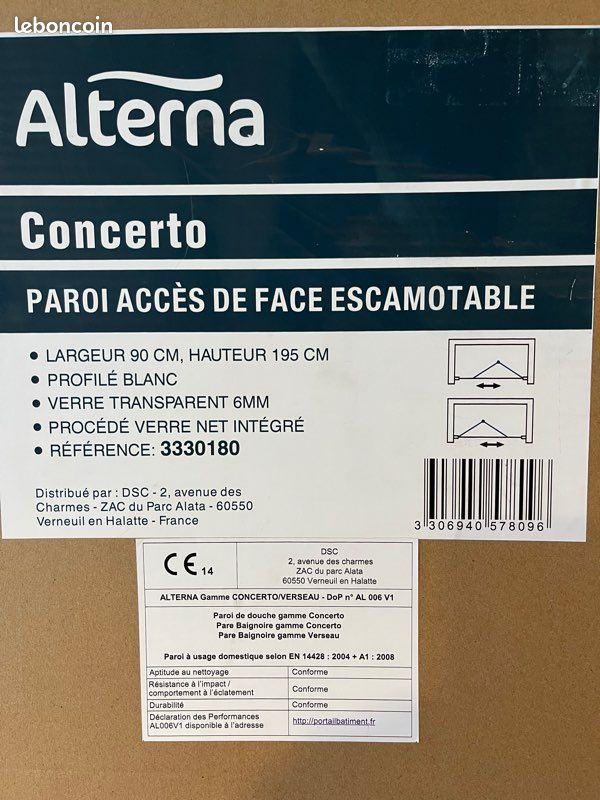 Paroi de douche ALTERNA Concerto (image 3)