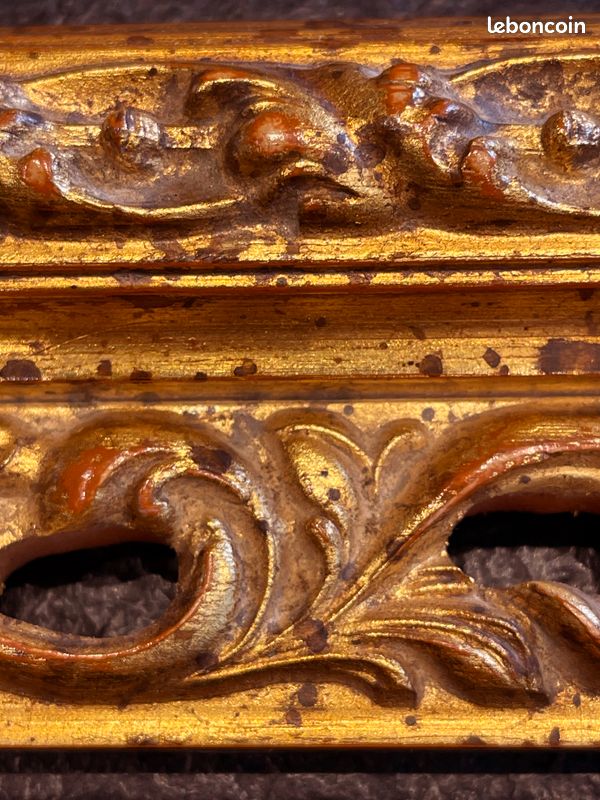 Cadre de peinture à l'huile dorée vintage 12x16 – Décoration
