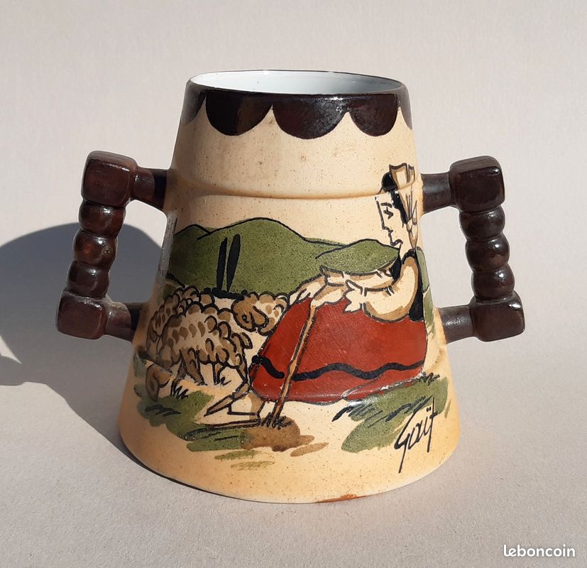 Vase en céramiques Basque - Signées Gaitaud (image 1)