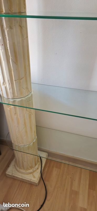 Étagère colonne verre (image 1)