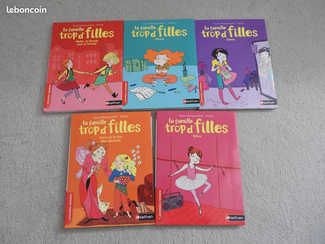 Lot de livre " La famille trop d'filles" (image 1)