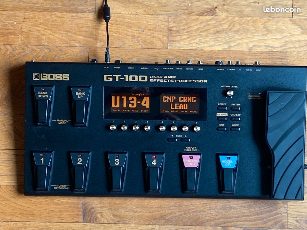 BOSS GT-100 – Multi-effets guitare professionnel – État neuf (image 2)
