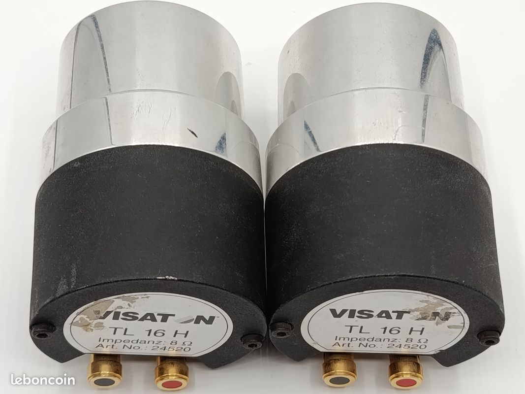 Visaton tl16 h tweeters haut rendement compression paire (image 5)