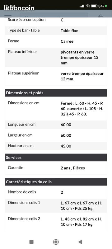 Table basse (image 6)