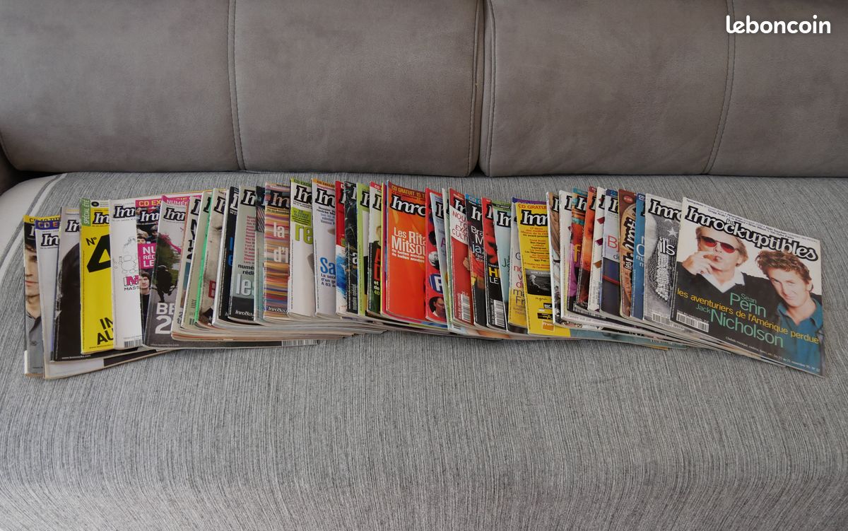 Revue Les Inrockuptibles (entre 1995 et 2005), vente au numéro 1 ou lot (image 1)