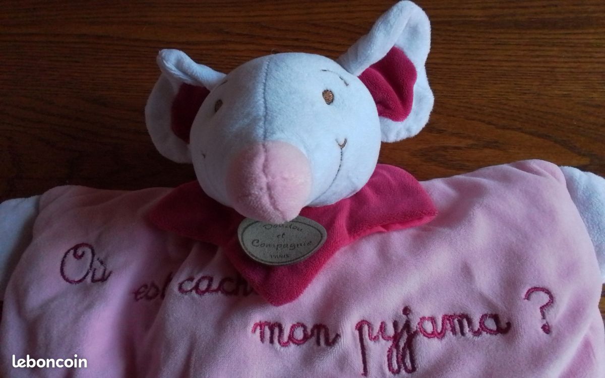 Range pyjama fille 👧 souris Jouet Club Doudou et Compagnie TBE