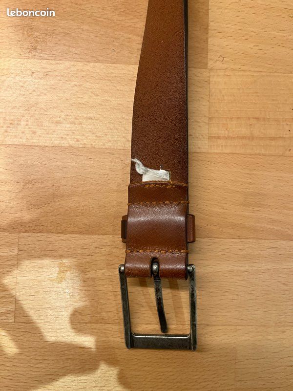 LaCeinture Magnifique 35mm Naturel - ceinture en cuir pour homme et femme Marron | PAUL MARIUS