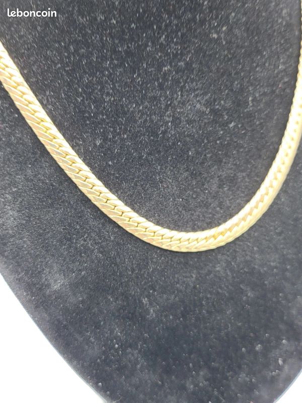 Bijoux Homme Femme Acier Inox Chaîne Cubaine 3MM Plaqué Or - Acier 316L | Kritz | Homme & Femme | 40-55cm Chaine Maille Cubaine Bijoux Homme Femme Acier Inox Chaîne Cubaine 3MM Plaqué Or - Acier 316L | Kritz | Homme & Femme | 40-55cm Chaine Maille Cubaine