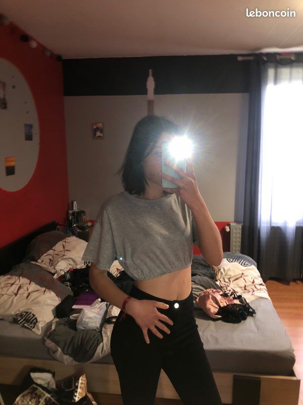 Croc top gris (image 1)