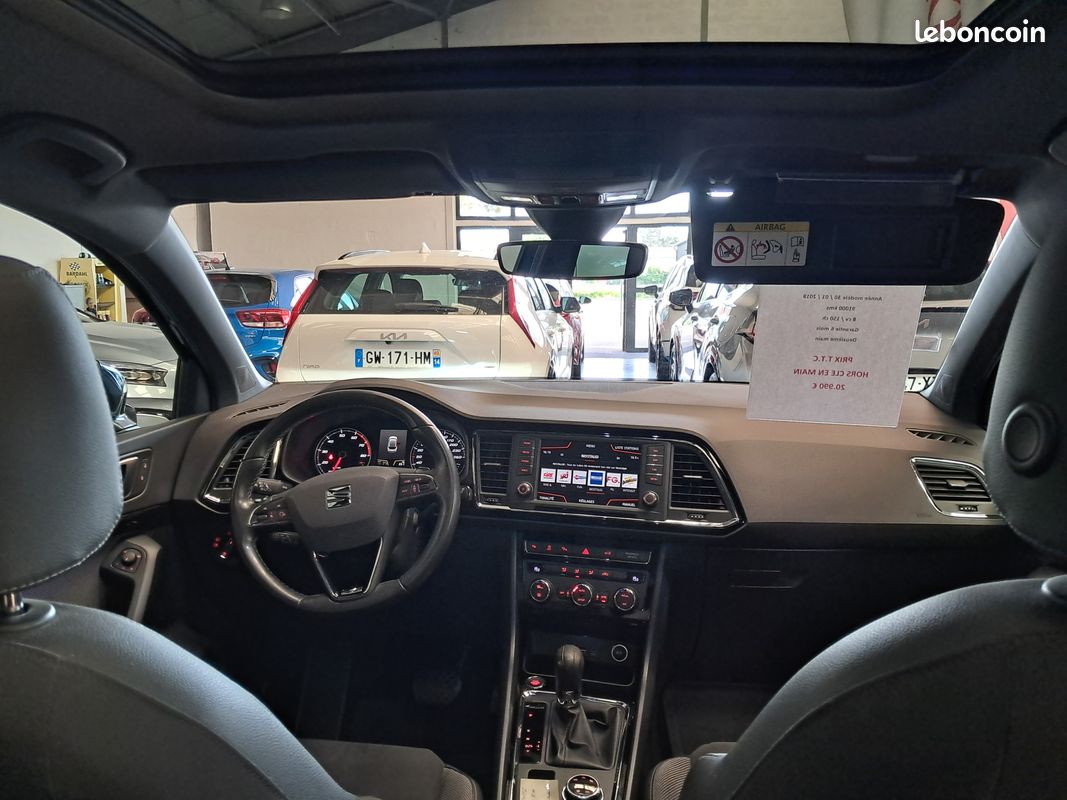 Seat ateca 1.4 ECOTSI 150 ACT S/S 4DRIVE XCELLENCE DSG6 faible kms (image 7)