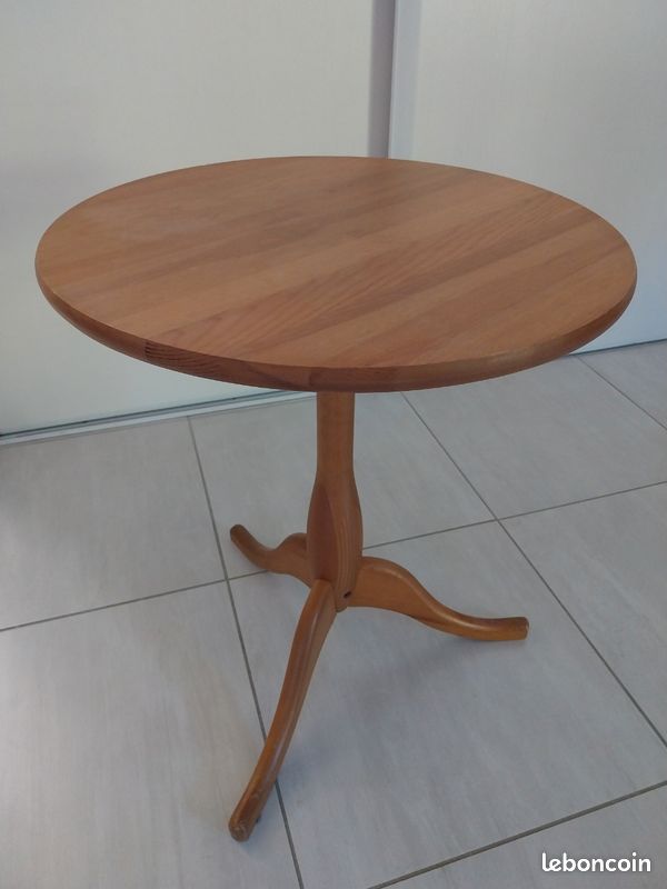 Petite table bois / guéridon (image 1)