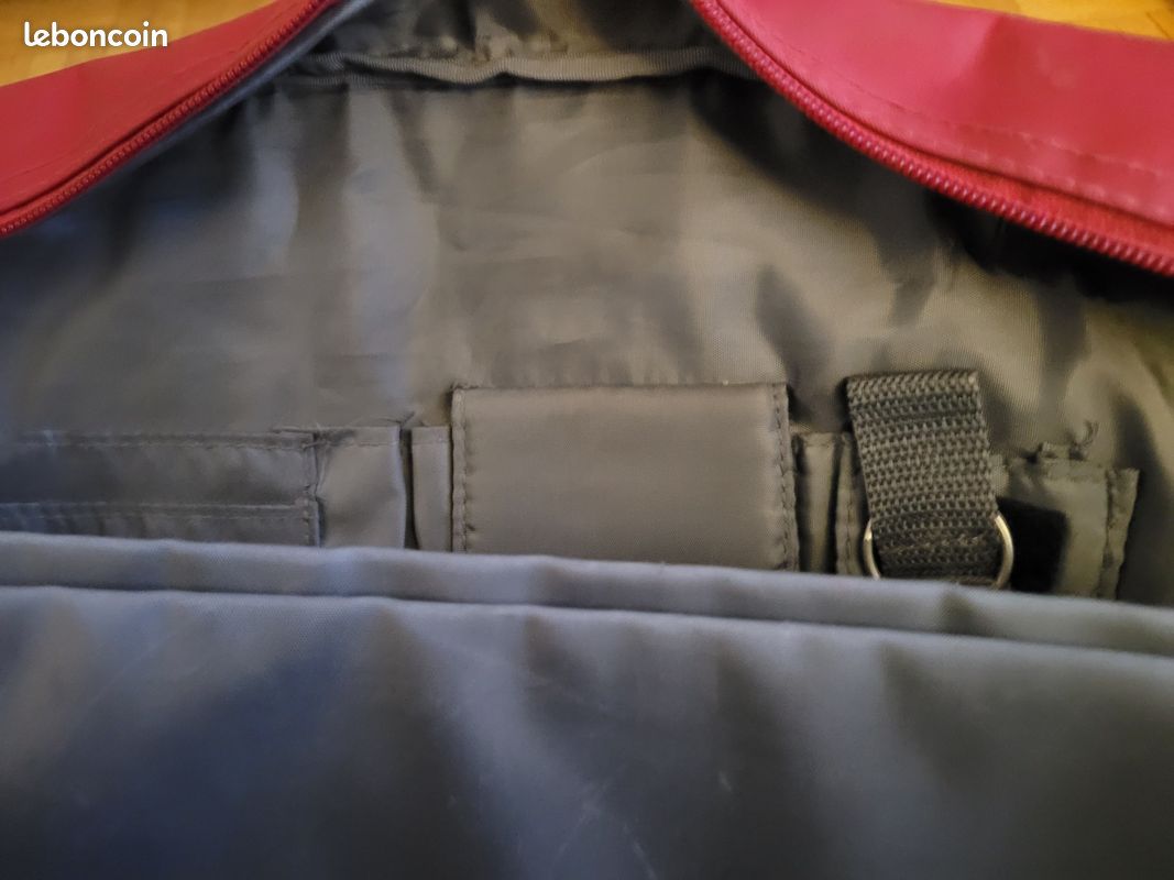 Sacoche / Cartable SACOLINE - rouge bordeaux (image 6)
