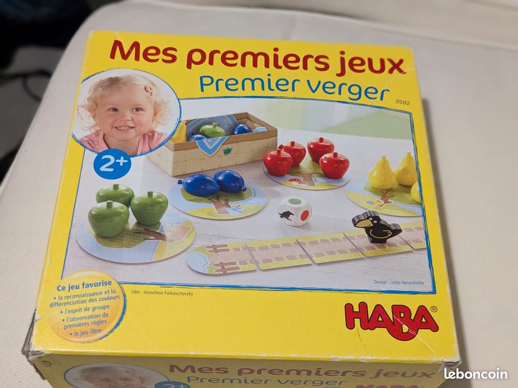 Jeu Premier Verger de HABA - Excellent état sauf la boîte :-) (image 1)