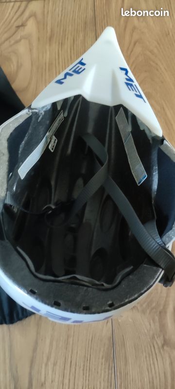 Casque vélo cycliste compétition profilé MET années 90 superbe (image 3)