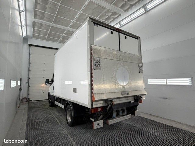 Iveco Daily CHASSIS CABINE FRIGO 12M3 160 CV ROUES JUMELEES HAYON CAISSE CAZAUX GROUPE THERMOKING... (image 7)