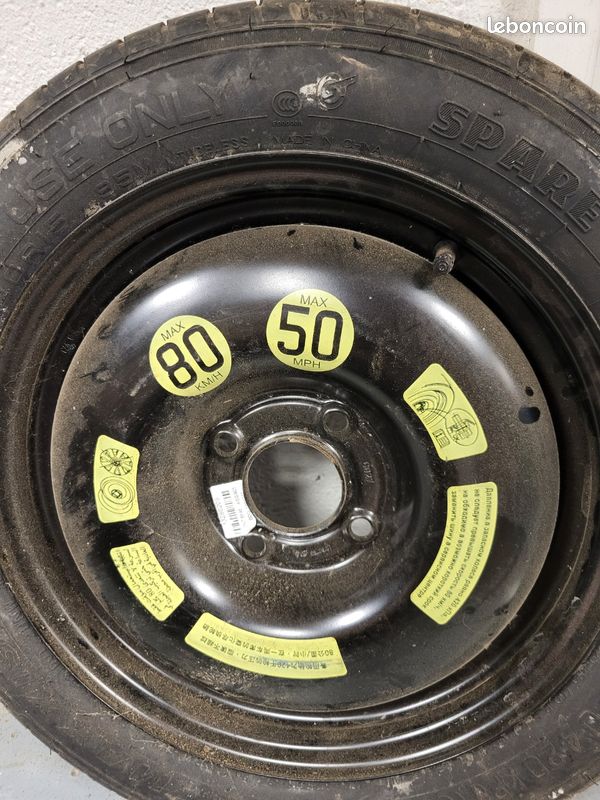 Roue de secours T125/80 R15"
Sans cric
50 Sur Bailleul (image 2)