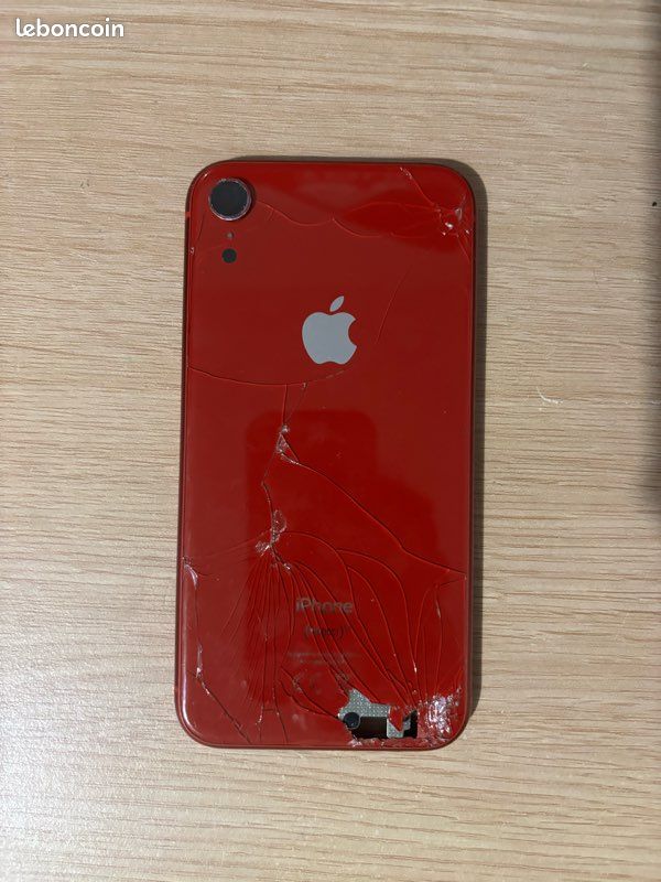 Châssis Pré-monté Pour IPhone XR - Couleur Rouge, Neuf, Compatible Apple