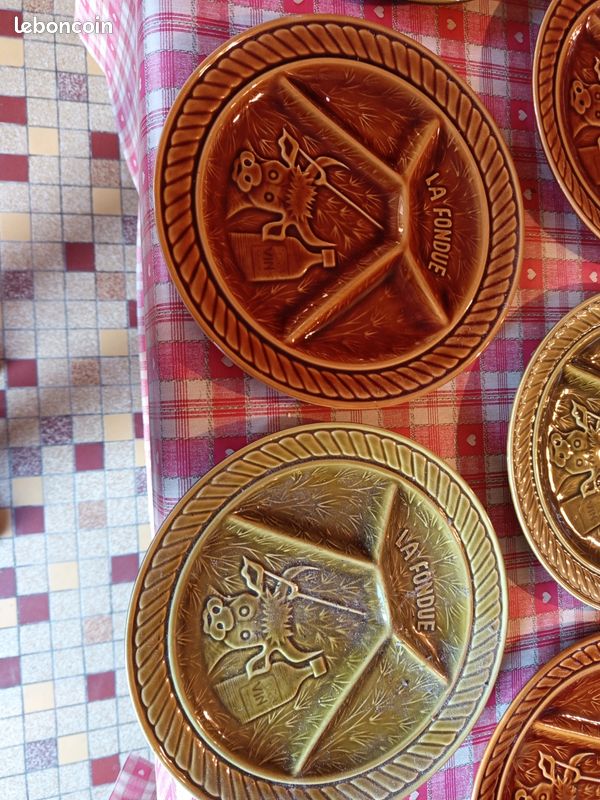 Assiettes à fondue (image 1)