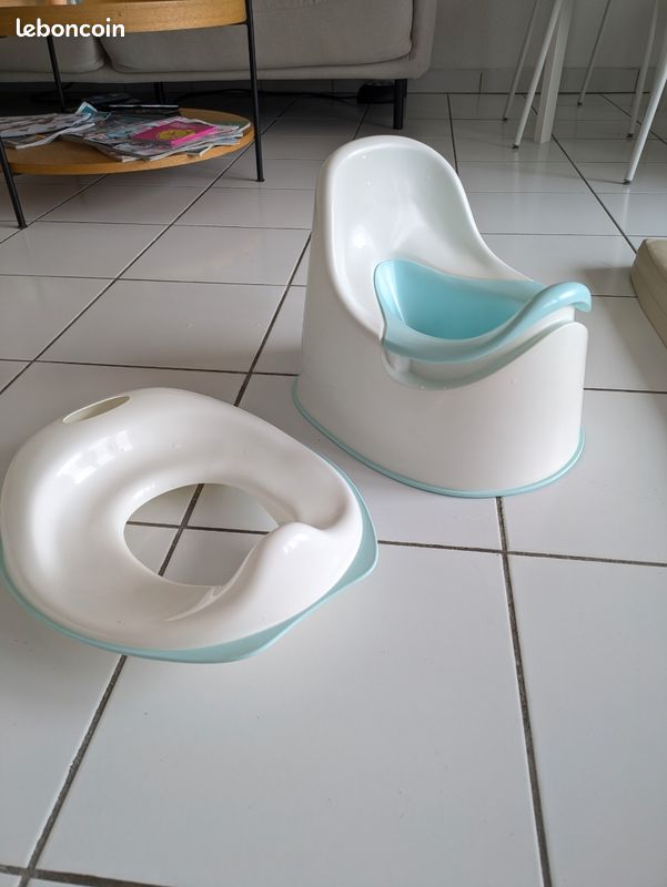 Lot pot et rehausseur WC bébé / enfant Ikea (image 3)