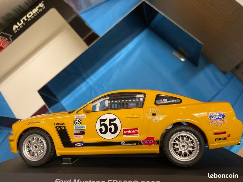 Ford mustang fr500c 2005 gt autoart 1/24 slot car racing (image 15)