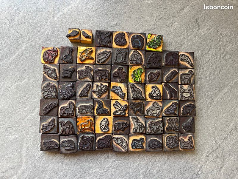 NEWSTAMPS Tampon En Bois Et Caoutchouc - Motif Escargot