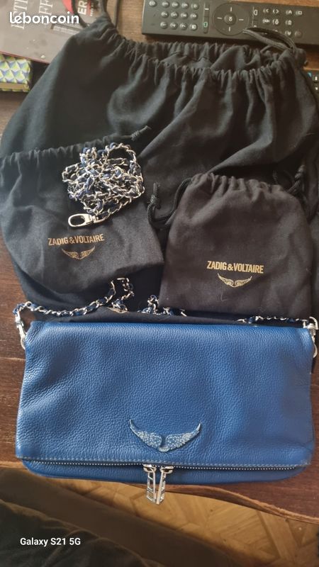 Ailes Sac Zadig Et Voltaire Sac à Main ZADIG VOLTAIRE Rock Stamp