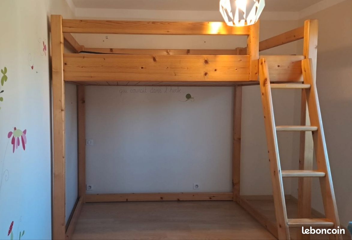 Mezzanine bois 2 personnes (image 1)