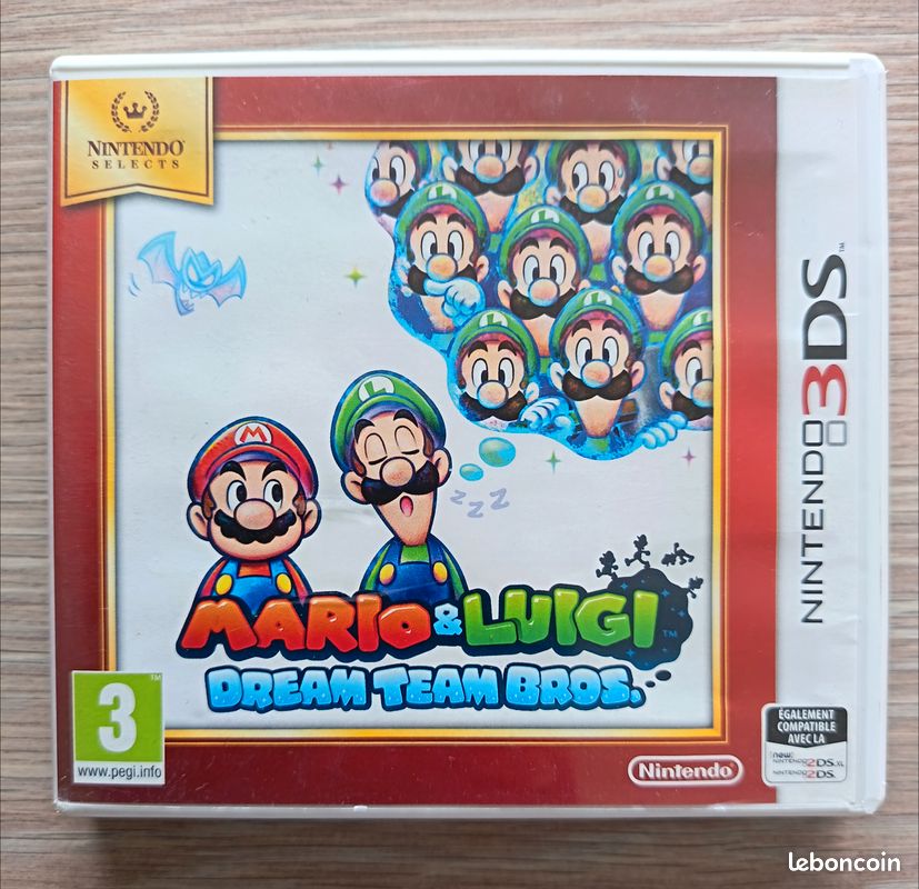 Jeu « Mario et Luigi » Dream Team Bros Nintendo 3DS (image 1)