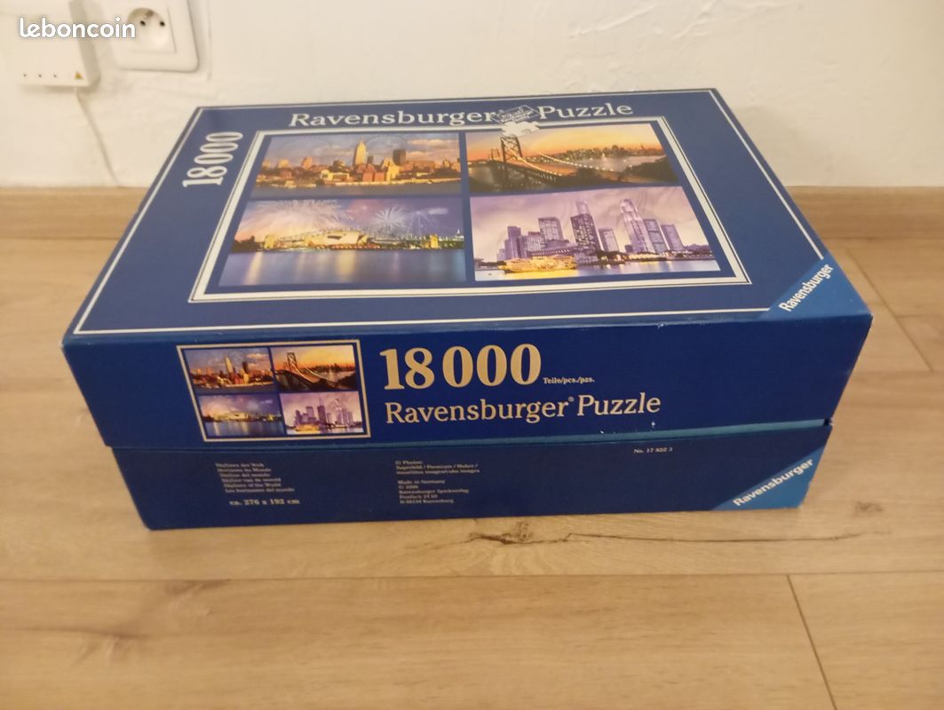 Puzzle Ravensburger Puzzle 1500 pièces Mappemonde 1594
