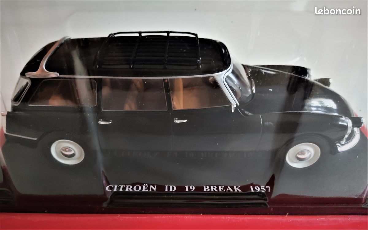 Citroën ID 19 Break 1957 – Échelle 1/24 – Hachette – Miniature Plastique Neuve