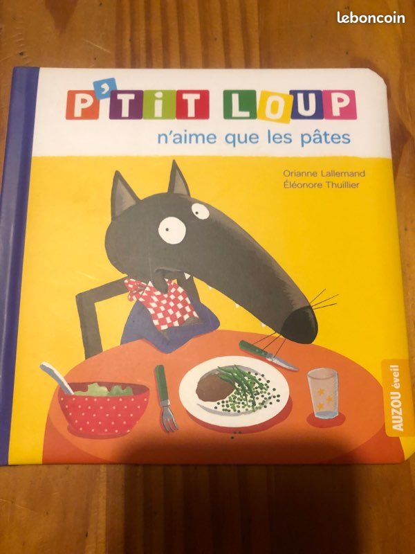 Livre plastifié p’tit loup (image 1)