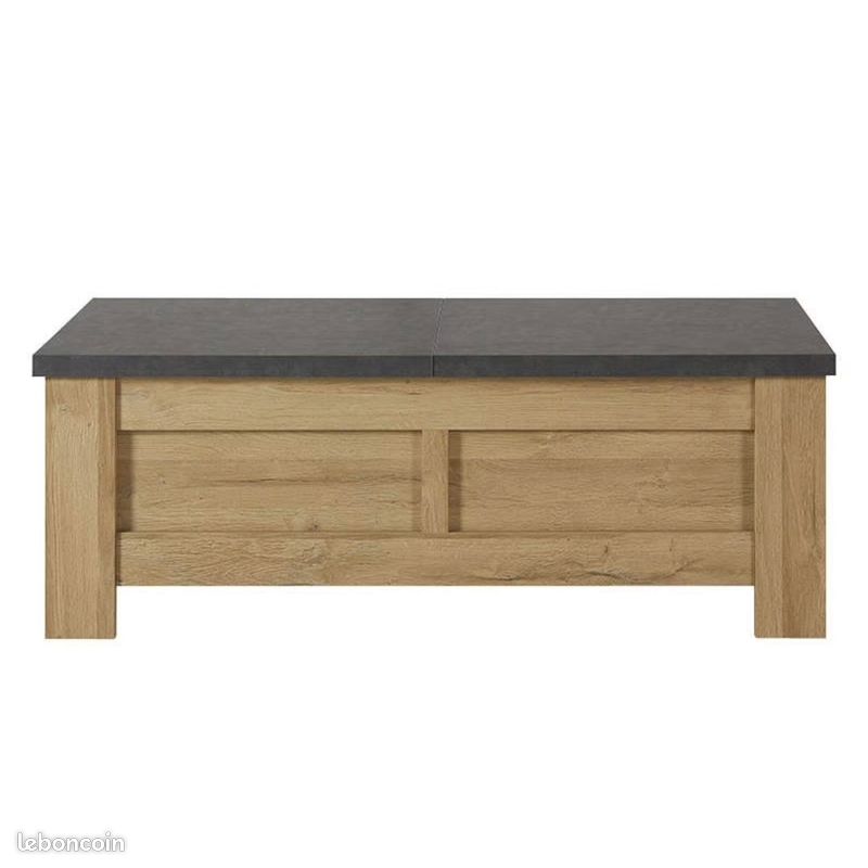 Table basse en bois (image 1)