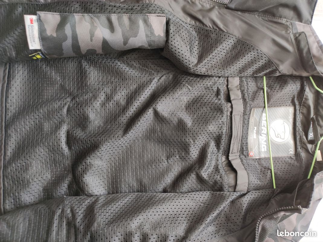 Blouson moto bering homme (image 3)
