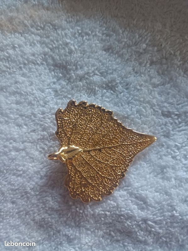 Broche Feuille d'Or (image 1)