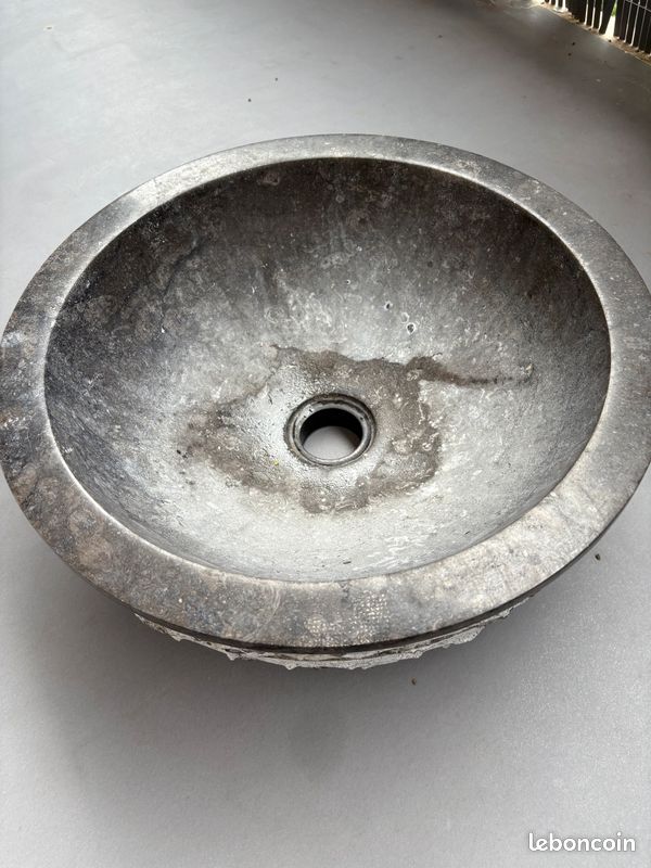 Vasque en marbre à poser (image 3)