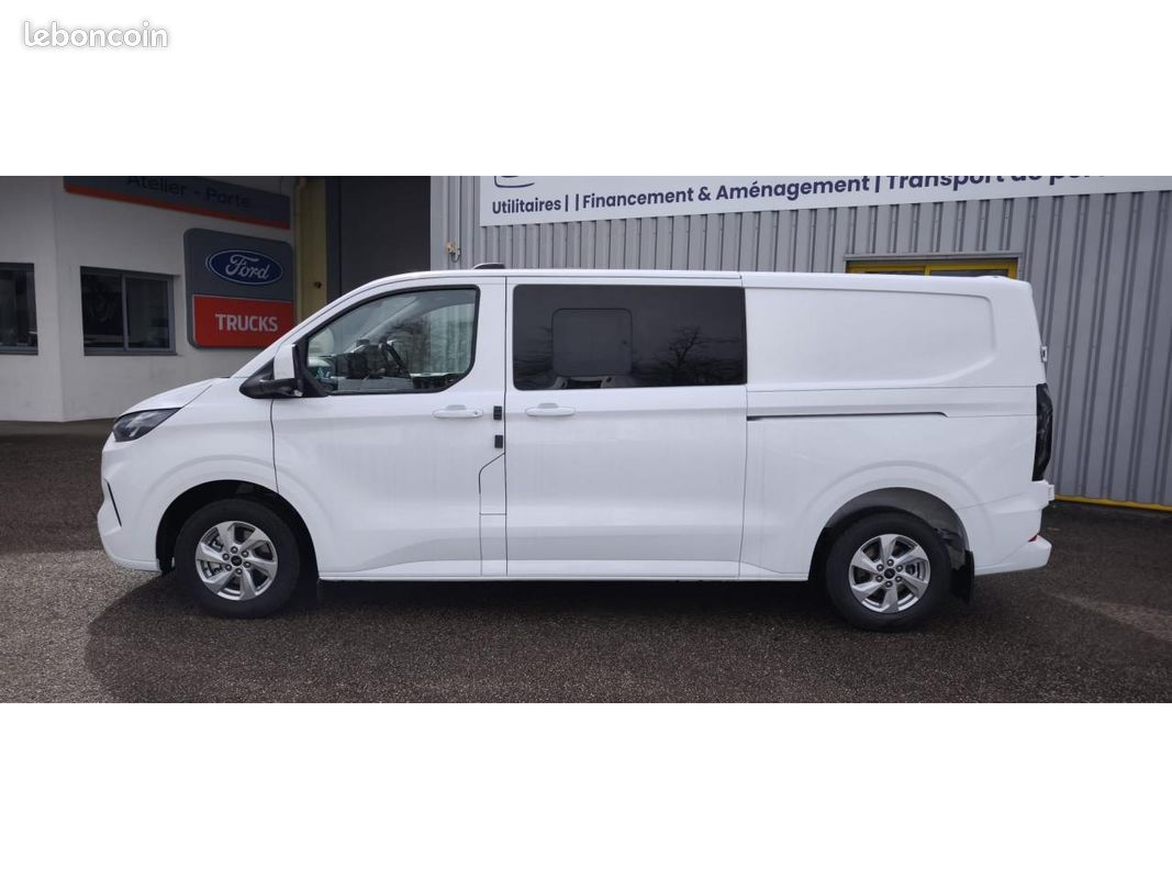 FORD TRANSIT CUSTOM 2.b0 EcoBlue - 170 - BVA S&S CABINE APPROFONDIE (image 2)