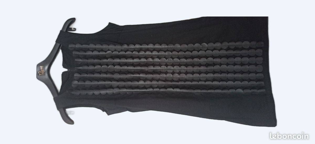 Robe sans manches noire T38 (image 1)