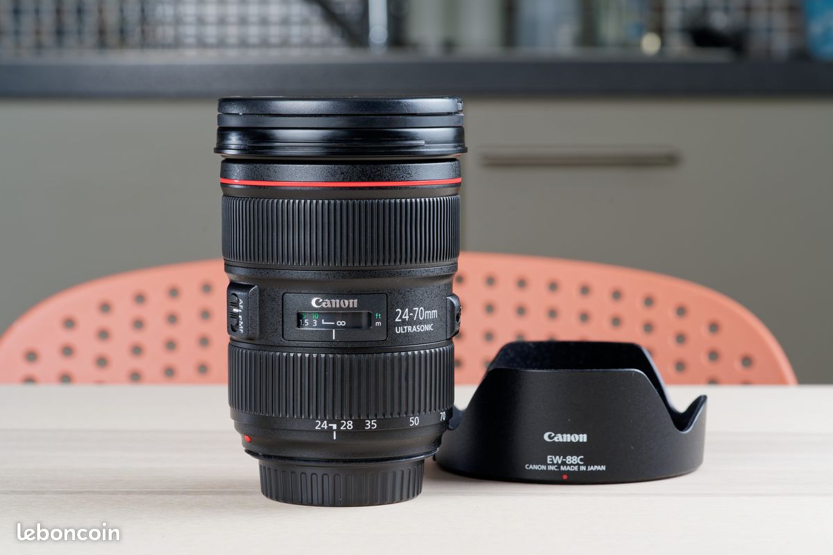 Objectif Canon EF 24-70mm F/2.8 L II USM - Zoom Professionnel, étanche