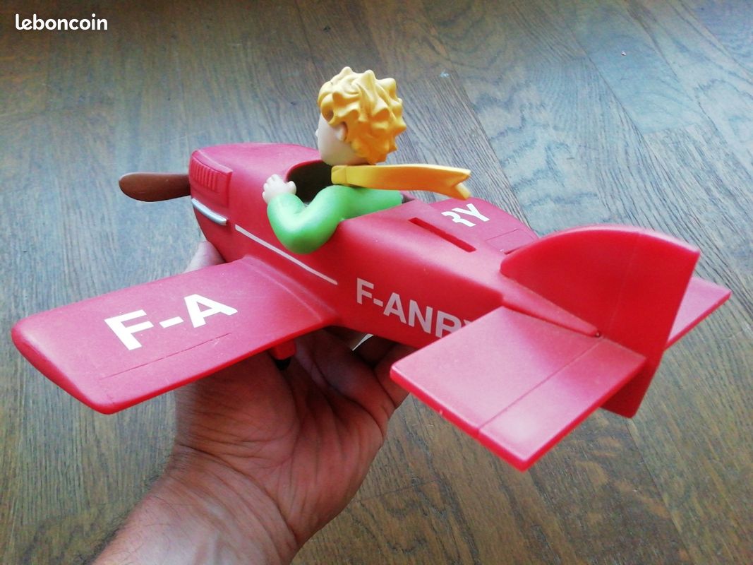 Figurine Petit Prince En Avion – Plastoy, 7 Cm, PVC, Collection