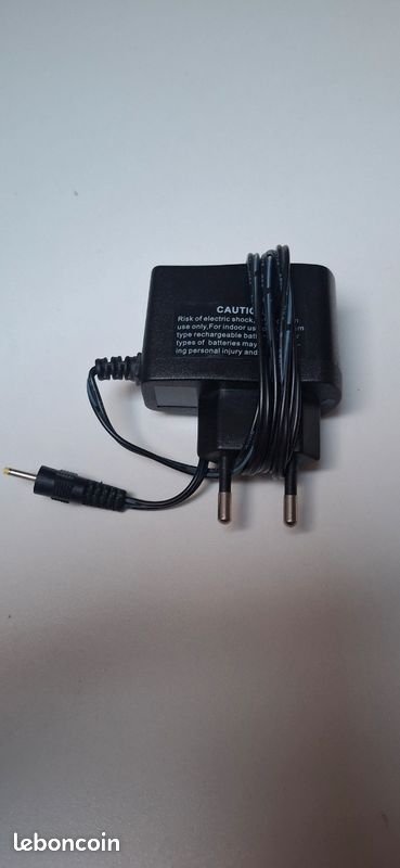 Chargeur secteur 4V – 550mA (pour jouets télécommandés, robots, etc.) (image 3)