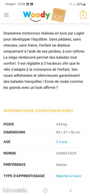 Draisienne bois (image 6)