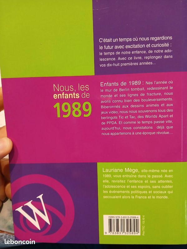 Livre Nous les enfants de 1989 (image 3)